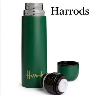 ハロッズ(Harrods)のイギリス　ハロッズ　ロゴ入り　フラスク　ウォーターボトル　水筒(弁当用品)