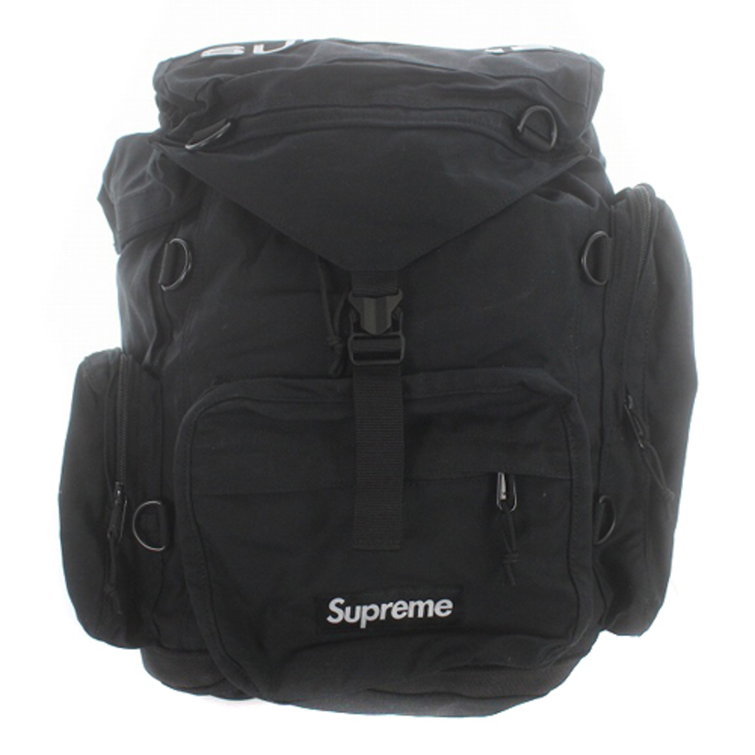 Supreme - シュプリーム バックパック リュックサック 黒の通販 by