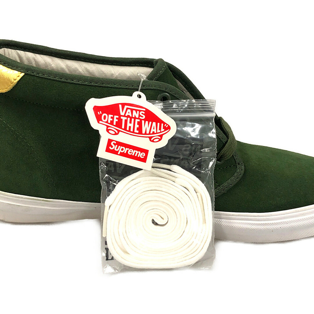 Supreme(シュプリーム)のSUPREME シュプリーム ×VANS バンズ CHUKKA 69 チャッカ スウェード シューズ グリーン サイズUS10=28cm 正規品 / 32619 メンズの靴/シューズ(スニーカー)の商品写真