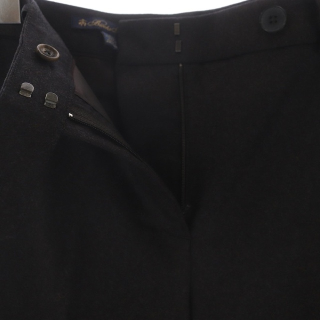ブルックスブラザーズ ウールフランネル ソリッド クロップド ドレスパンツ29cm裾幅