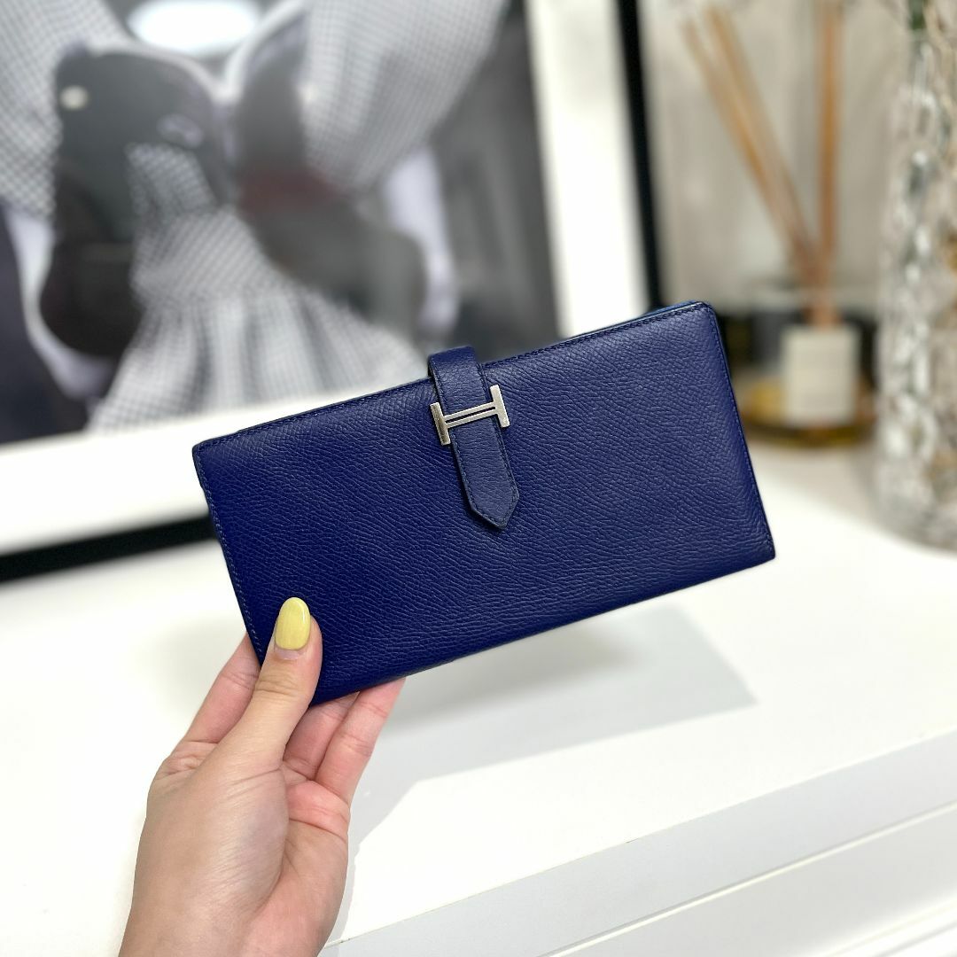 Hermes - 美品 エルメス ベアンスフレ ヴェルソ エプソン 長財布 C刻印
