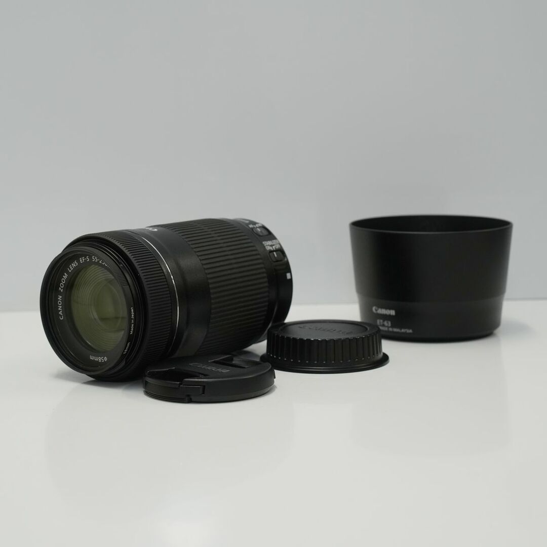 EF-S 55-250mm F4-5.6 IS STM CANON 交換レンズ USED美品 AF 望遠