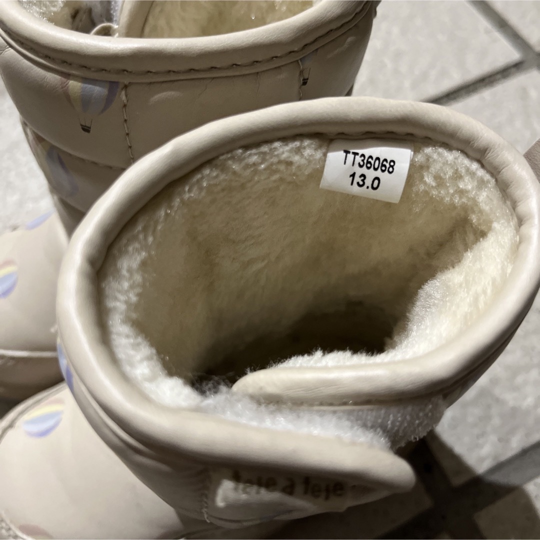 スノーブーツ 防寒ブーツ バースデー 13cm キッズ/ベビー/マタニティのベビー靴/シューズ(~14cm)(ブーツ)の商品写真