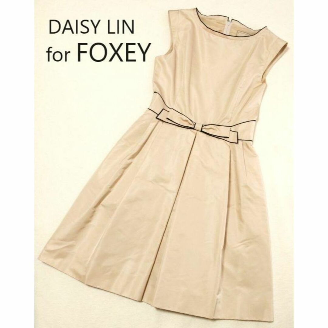 FOXEY - 極美品☆FOXEY フォクシー☆アンティークローズ シルク ドレス
