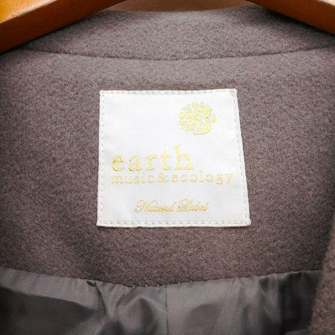 earth music & ecology(アースミュージックアンドエコロジー)のアースミュージック&エコロジー ノーカラー コート ロング 無地 シンプル レディースのジャケット/アウター(その他)の商品写真