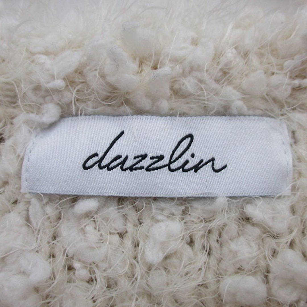 dazzlin シャギーニット　白