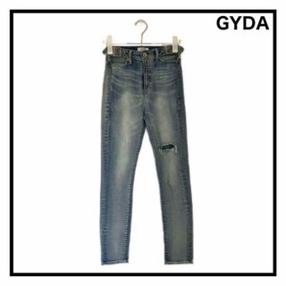 ジェイダ(GYDA)の【GYDA】　ジェイダ　デニムスキニーパンツ　レディース　ダメージ加工　穴あき(デニム/ジーンズ)