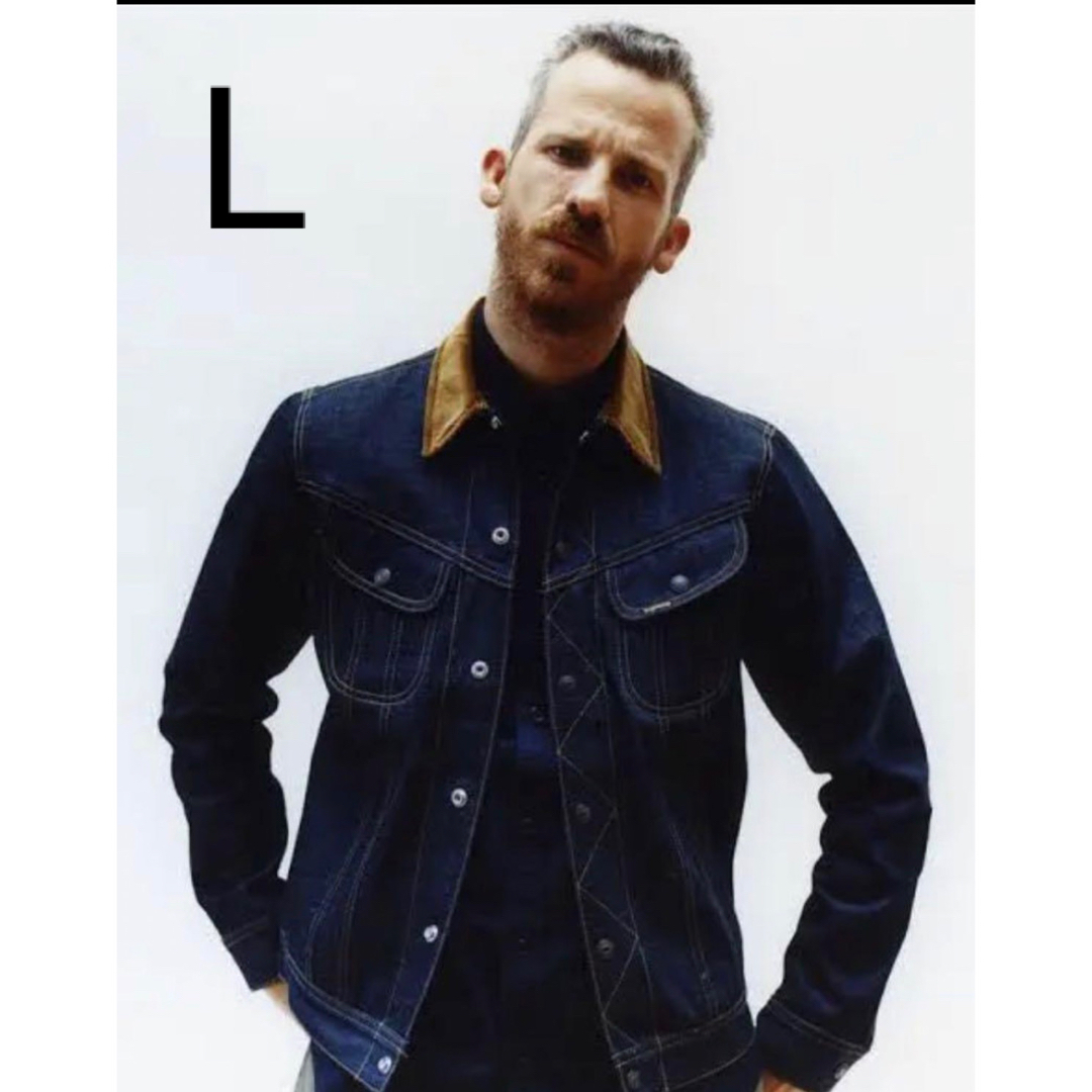 Supreme - supreme × Lee denim trucker jacket Lサイズの通販 by