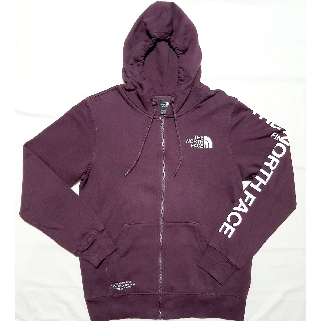 THE NORTH FACE(ザノースフェイス)の美品 ノースフェイス ジップアップパーカー パープル フーディ Sサイズ メンズのトップス(パーカー)の商品写真