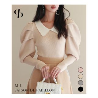 セゾンドパピヨン(SAISON DE PAPILLON)のSAISON DE PAPILLON ニット(ニット/セーター)