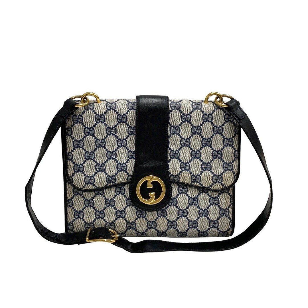 Gucci - 極 美品 GUCCI グッチ オールドグッチ GG ロゴ 柄 金具 レザー ...