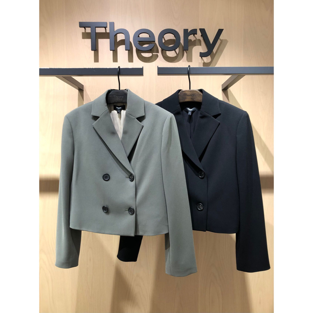 theory - Theory 23aw クロップド丈ダブルジャケットの通販 by yu♡'s