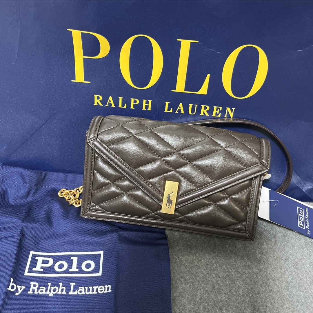 高品質の激安 新品Ralph PoloID Lauren ラルフローレン Polo レザー ...