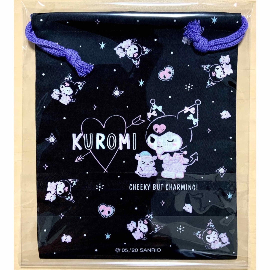 サンリオ(サンリオ)のサンリオ☆クロミ☆新品☆巾着袋☆マルチ☆24×20㎝☆昭和レトロ キッズ/ベビー/マタニティのこども用ファッション小物(その他)の商品写真