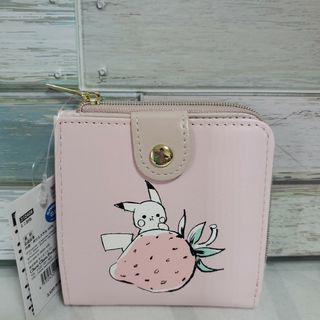 ポケモン(ポケモン)の新品♡ポケモン ミニ財布 いちご ピカチュウ(財布)