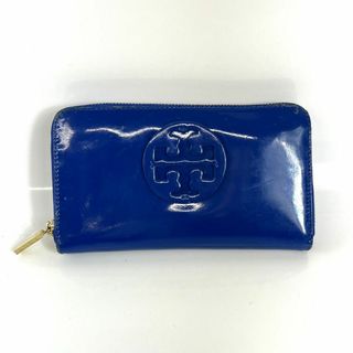 トリーバーチ(Tory Burch)のTORY BURCH トリーバーチ　ラウンドファスナー　長財布　エナメル(財布)