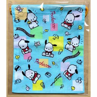 サンリオ(サンリオ)のサンリオ☆ポチャッコ☆新品☆巾着袋☆マルチ☆24×20㎝☆昭和レトロ(その他)