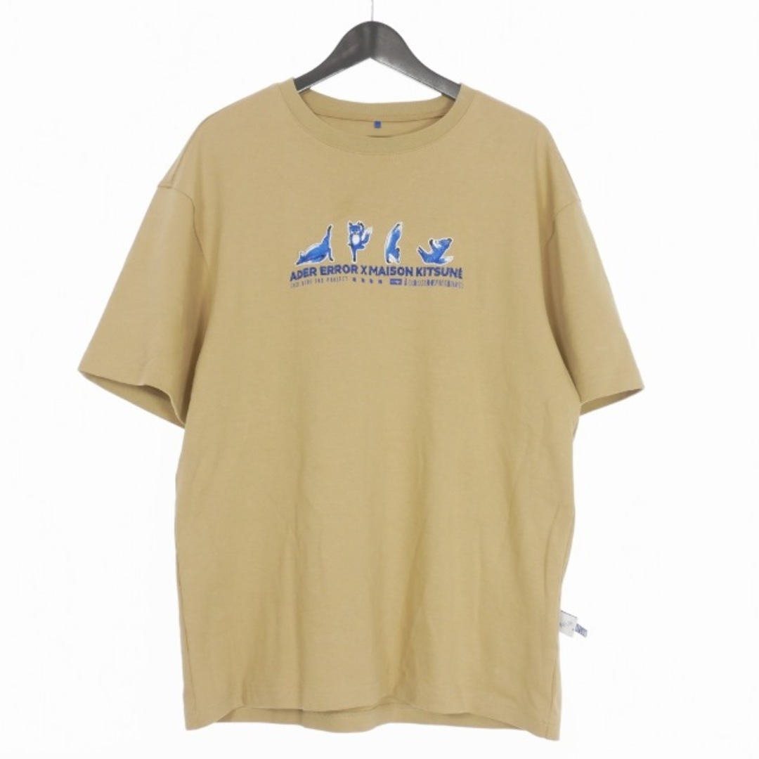 メゾンキツネ アーダーエラー 21AW フォックス ワッペン ロゴ Tシャツ56cm身幅