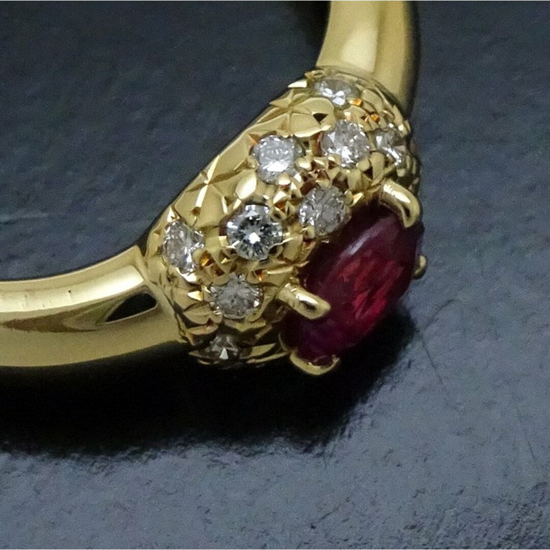 TASAKI(タサキ)のTASAKI 田崎真珠 リング 指輪 ルビー0.46ct ダイヤモンド0.20ct 15.5号 K18YG イエローゴールド/290745【中古】【BJ】 レディースのアクセサリー(リング(指輪))の商品写真