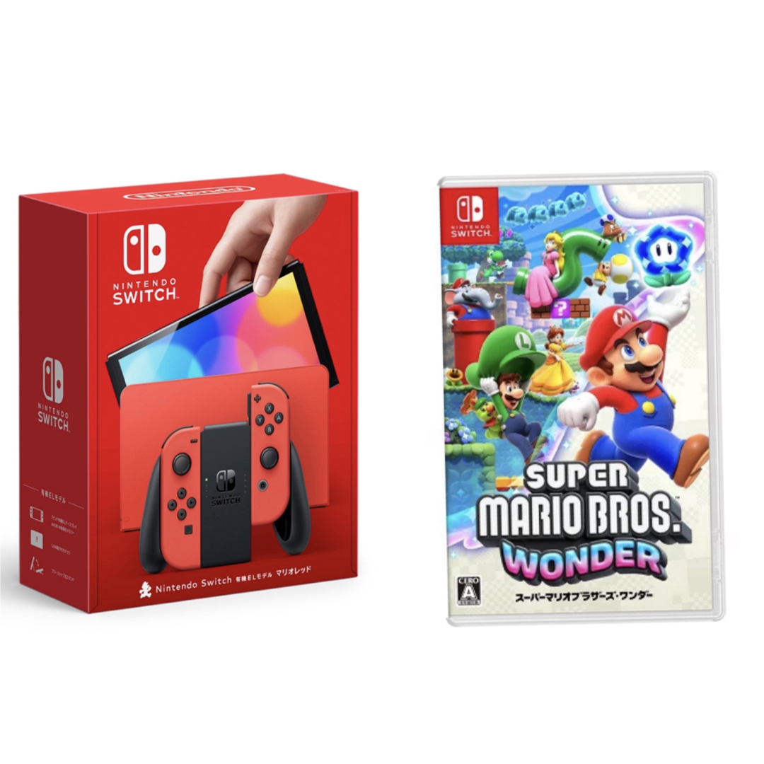 【新品未開封】 Nintendo Switch 有機ELモデル マリオレッド