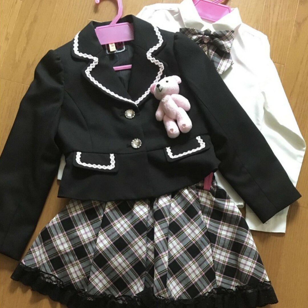 卒園式 入学式 スーツ 120センチ 5点セット フォーマル 卒服の通販 by ...