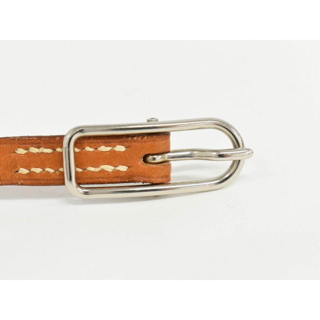HERMES - 本物 エルメス HERMES レザー ブレスレット バングル HERMES - 本物 エルメス HERMES レザー ブレスレット バングル