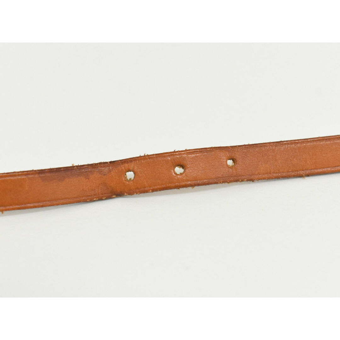 HERMES - 本物 エルメス HERMES レザー ブレスレット バングル HERMES - 本物 エルメス HERMES レザー ブレスレット バングル