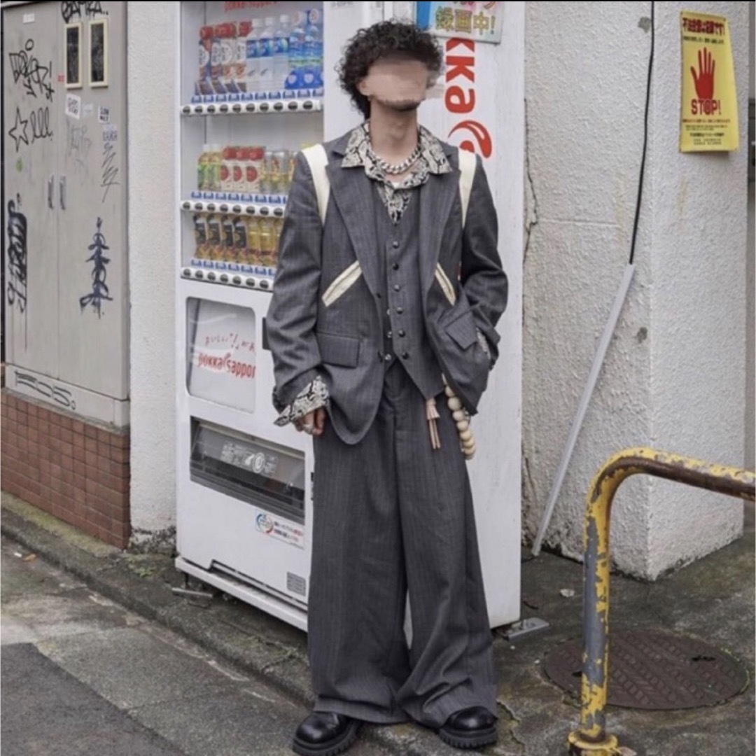 MASU 22aw FUTURE WIDE TROUSERS(GRAY)の通販 by ちはや's shop｜ラクマ