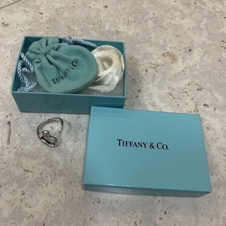 ティファニー(Tiffany & Co.)のティファニー　オープンハートリング　シルバー925(リング(指輪))