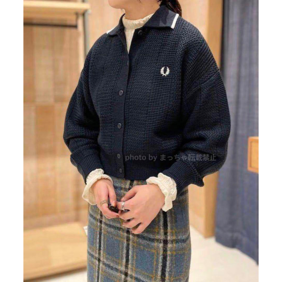 新品FRED PERRY × Ray BEAMS / 別注 カラー カーディガン