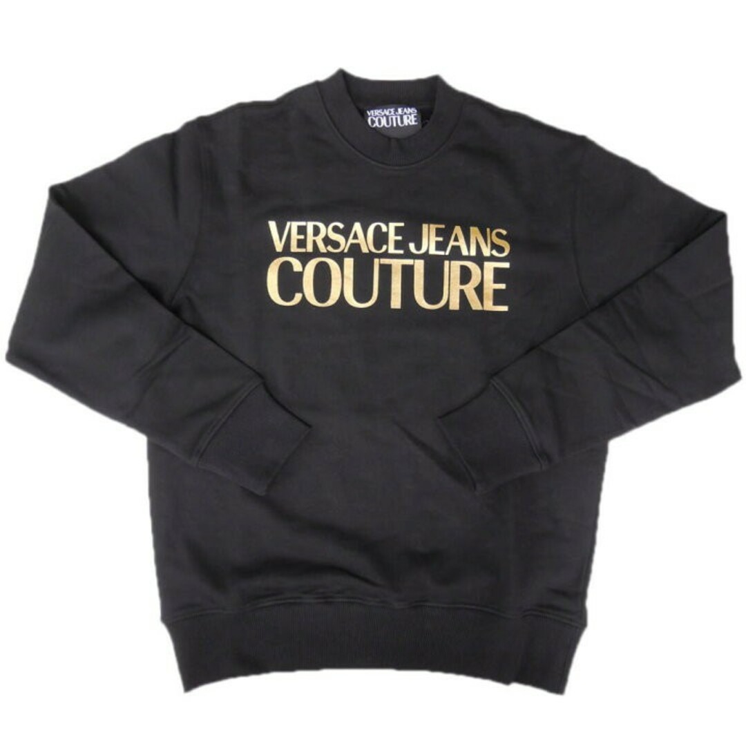 VERSACE JEANS COUTURE トレーナー ブラック Lサイズ メンズのトップス(スウェット)の商品写真