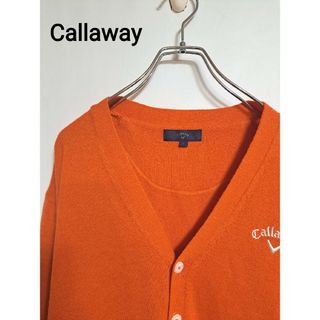 キャロウェイ(Callaway)の古着　Callaway　カーディガン　薄手　ゴルフ(ウエア)