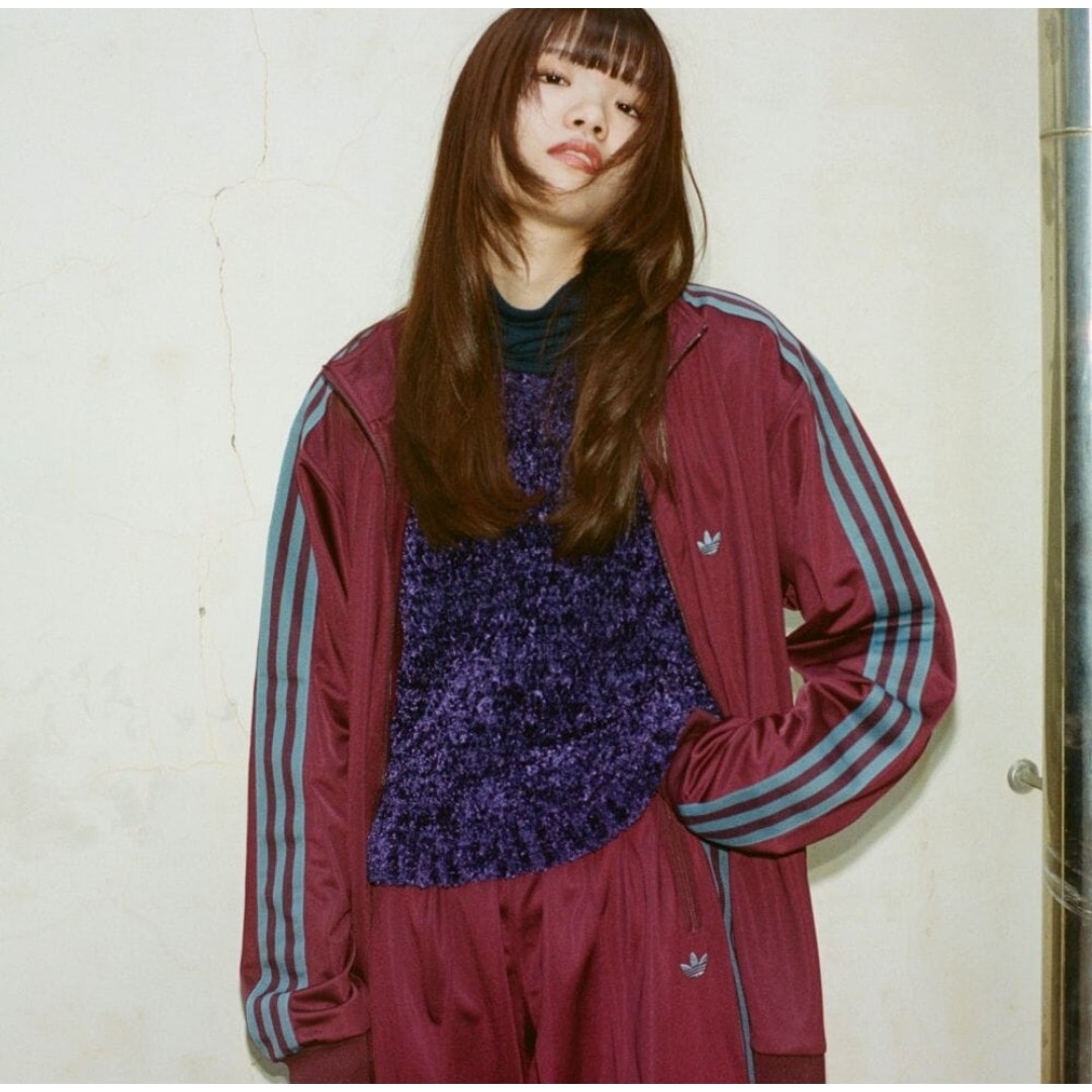 adidas - トラックジャケット(ジェンダーニュートラル)マルーン S