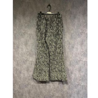 MASU STAR JACQUARD FLARE PANTS(BLACK)(スラックス)