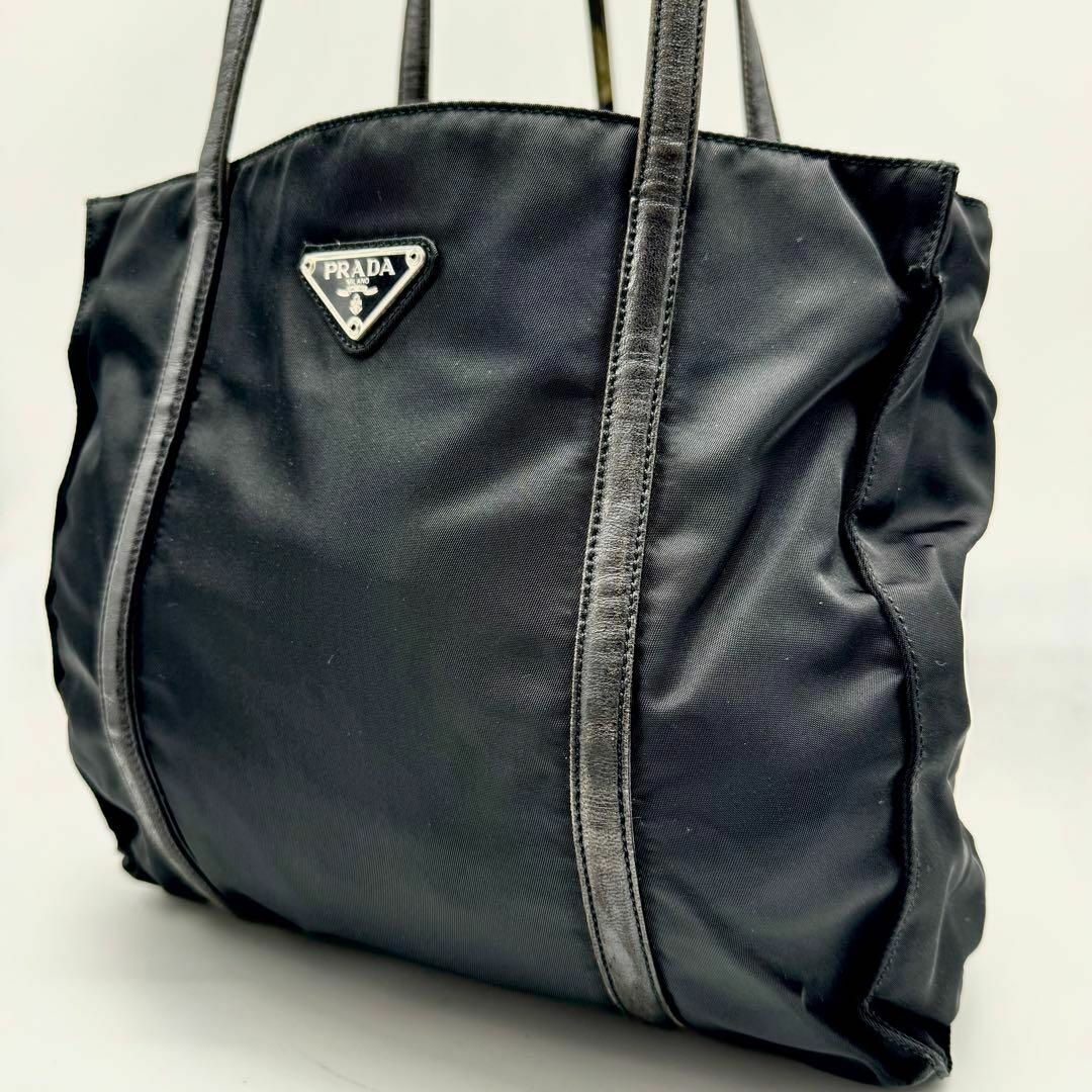 PRADA - 【美品✨】プラダ トートバッグ ワンショルダー ブラック