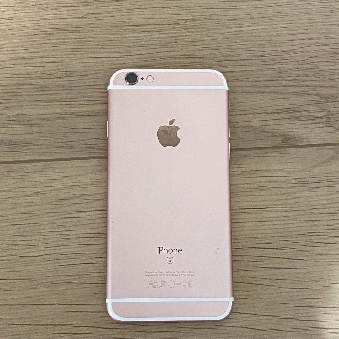 【美品】iPhone6s 64GB SIMフリー Gold, 新品バッテリー