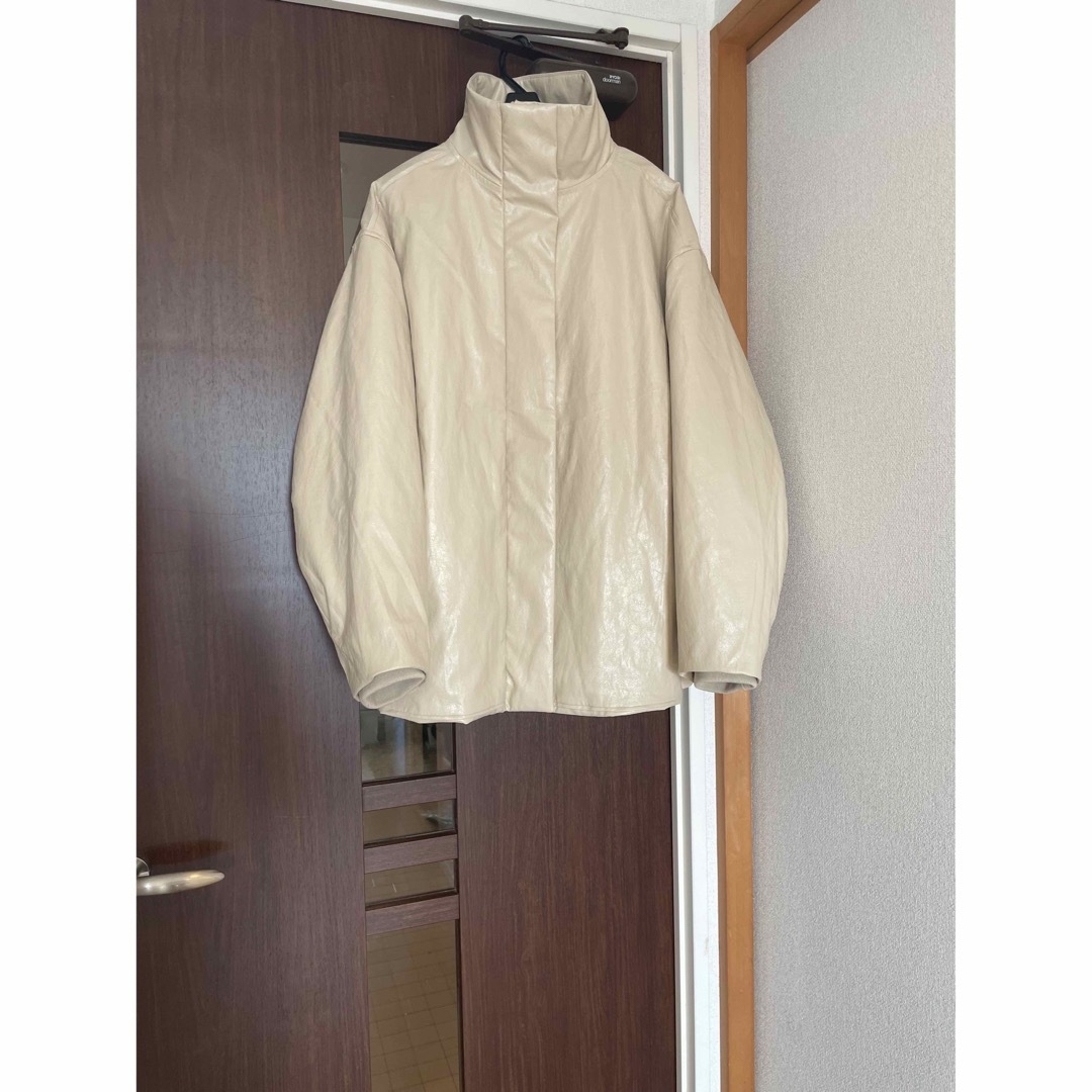 Ameri VINTAGE - PASTING LIKE FAKE LEATHER JACKETの通販 by Ameri VINTAGE - PASTING LIKE FAKE LEATHER JACKETの通販 by