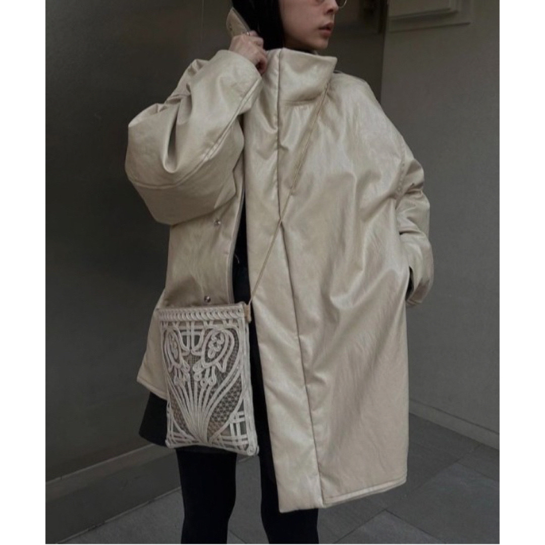 Ameri VINTAGE - PASTING LIKE FAKE LEATHER JACKETの通販 by Ameri VINTAGE - PASTING LIKE FAKE LEATHER JACKETの通販 by