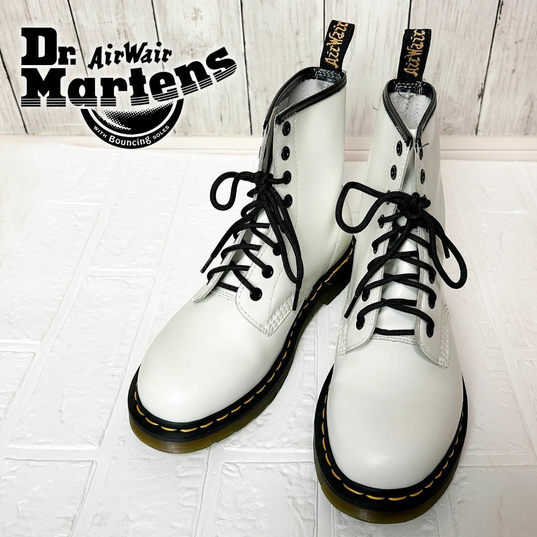 ドクターマーチン 8ホール ブーツ　ホワイト　UK5