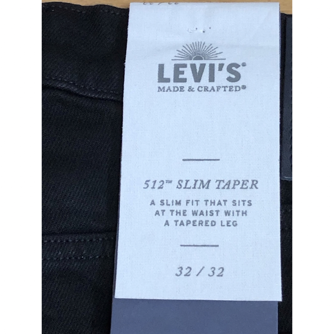 Levi's(リーバイス)のLMC 512 SLIM TAPER LAGUNA BLACK SELVEDGE メンズのパンツ(デニム/ジーンズ)の商品写真