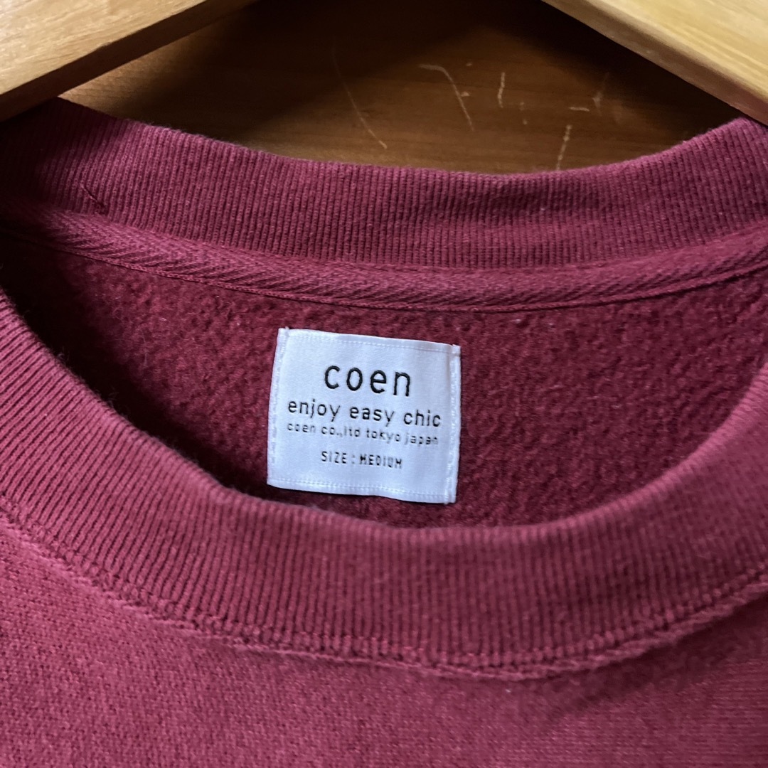 coen(コーエン)のcoen トレーナー レディースのトップス(トレーナー/スウェット)の商品写真