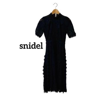 SNIDEL - 美品 snidelスナイデル 半袖レースワンピース 結婚式 ...