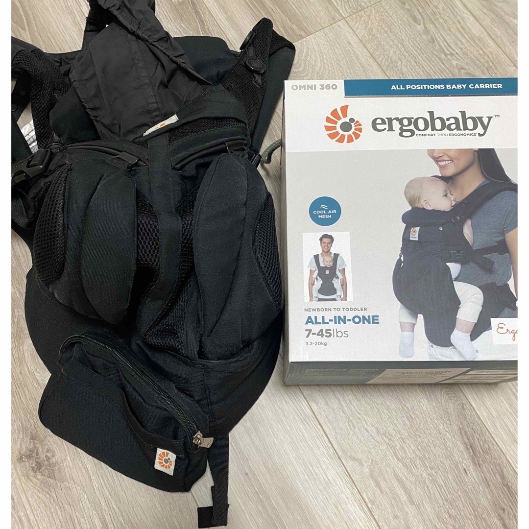 Ergobaby(エルゴベビー)のエルゴベビー オムニ360 クールエアメッシュ キッズ/ベビー/マタニティの外出/移動用品(抱っこひも/おんぶひも)の商品写真