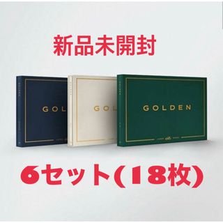 ボウダンショウネンダン(防弾少年団(BTS))の《新品 未開封》BTS JUNGKOOK GOLDEN 3形態×6セット　(K-POP/アジア)