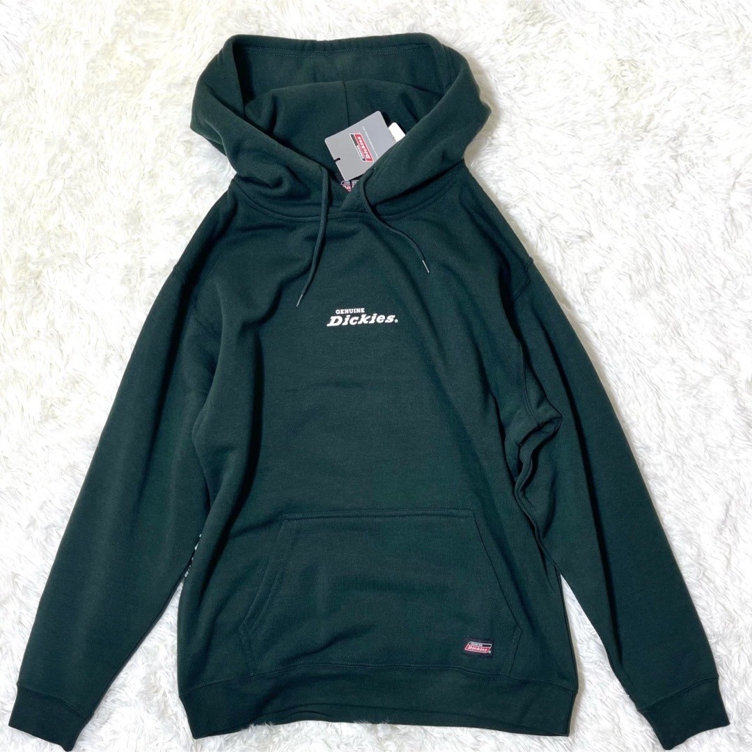 Dickies(ディッキーズ)の新品ダグ付き✨Dickies ディッキーズ　裏起毛バックプリント　プルオーバー レディースのトップス(パーカー)の商品写真