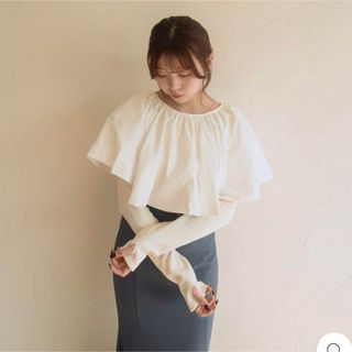 カスタネ(Kastane)のfinger holl bolume blouse フィンガーボリュームブラウス(ニット/セーター)