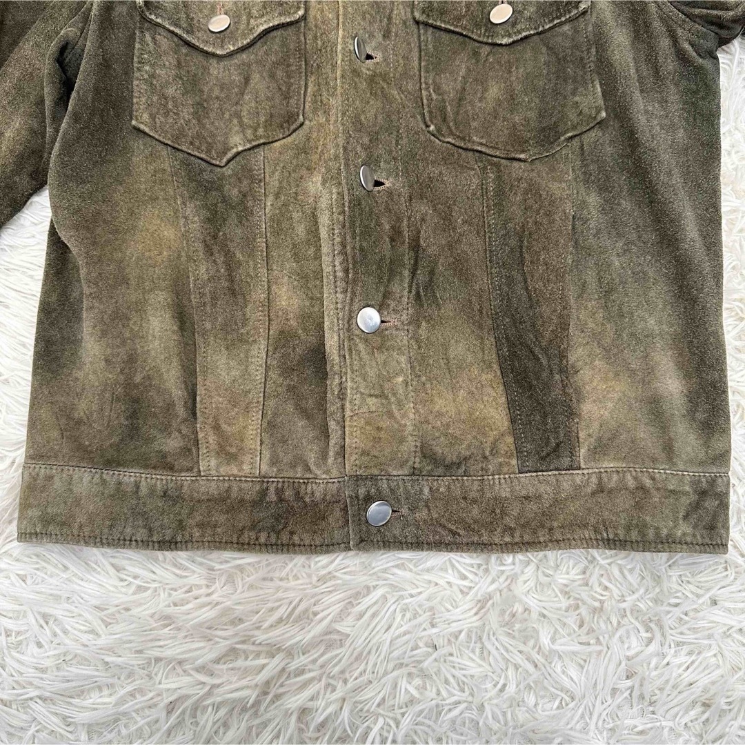 Cruciani(クルチアーニ)の【Cruciani】クルチアーニ M レザージャケット スエード メンズのジャケット/アウター(レザージャケット)の商品写真