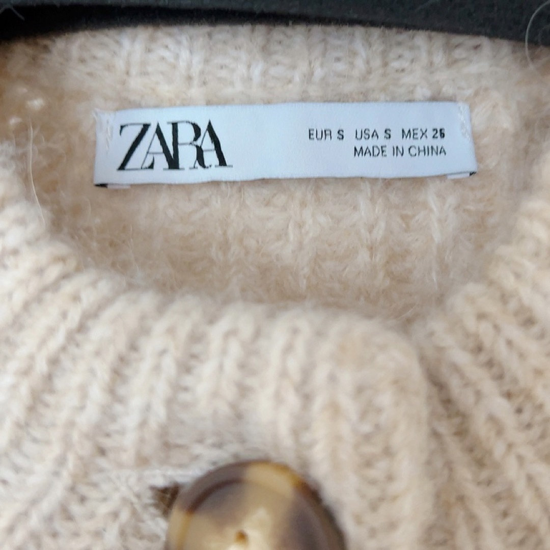 ZARA(ザラ)のZARA＊リブニットカーディガン レディースのトップス(ニット/セーター)の商品写真