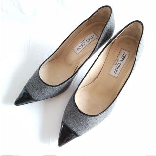 ジミーチュウ(JIMMY CHOO)のJIMMY CHOO ジミーチュウ　36 ハイヒール　23cm オシャレ　グレー(女性タレント)