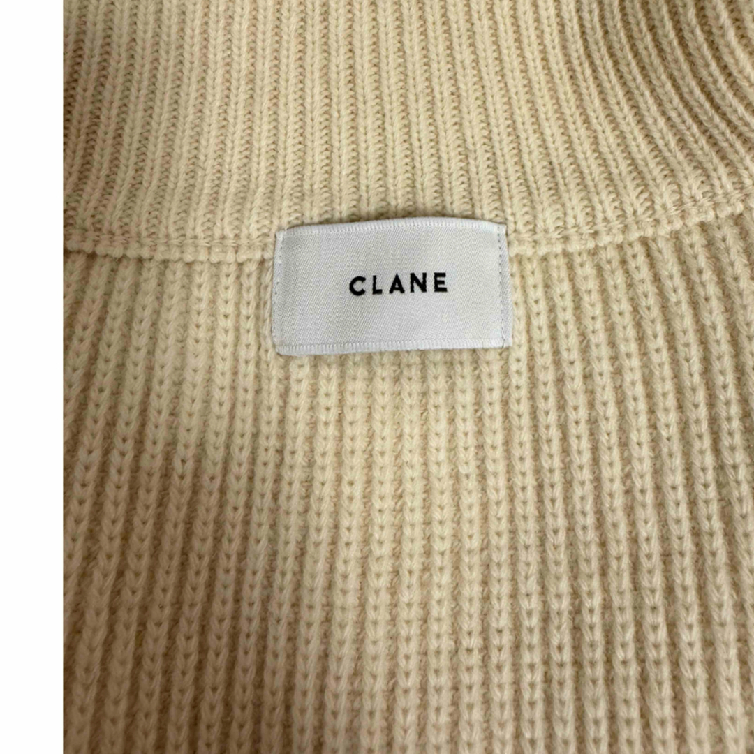 正規品!CLANEクラネ☆ZIP COLLAR KNIT VESTニットベスト 正規品!CLANEクラネ☆ZIP COLLAR KNIT VESTニットベスト